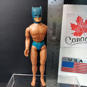MEGO Batman Action Figure Doll 8" 1974 DC Comics Vintage Flaws Read HK